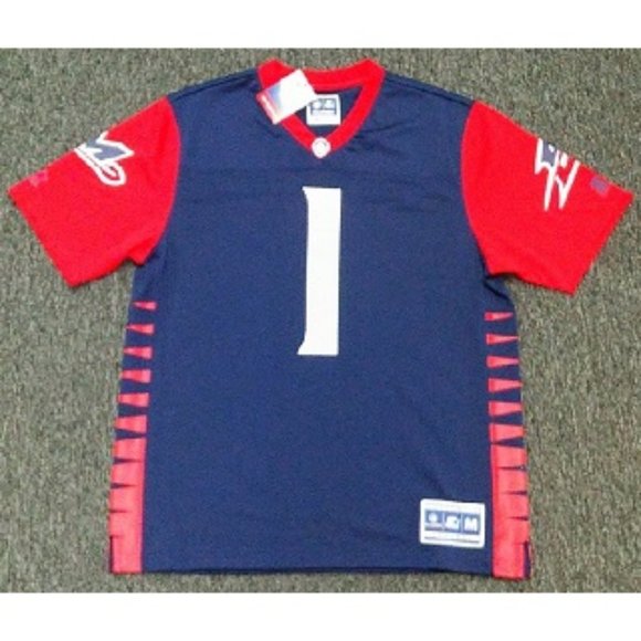 MEMPHIS EXPRESS - ON FIELD JERSEY - RED, WHITE, & BLUE - MEN - AAF - Picture 1 of 2
